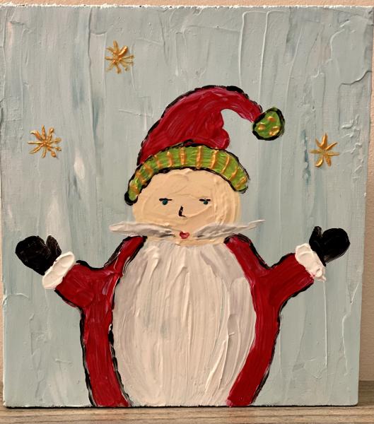 Santa paintings picture