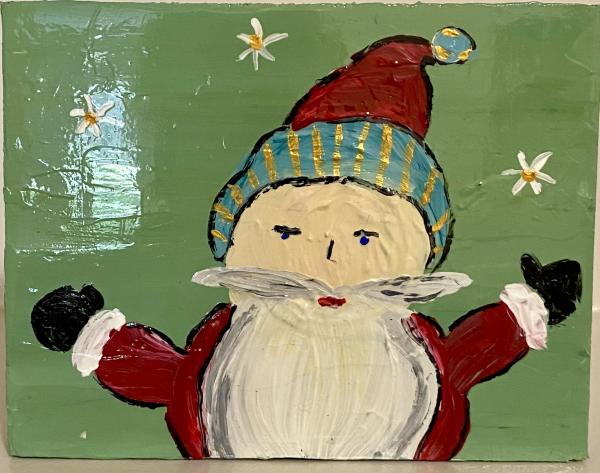 Santa paintings picture