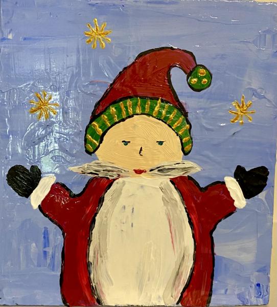 Santa paintings picture