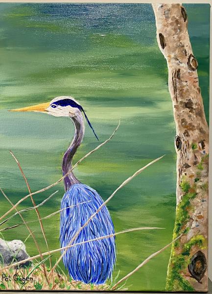 Wild Blue 18x24 on canvas picture