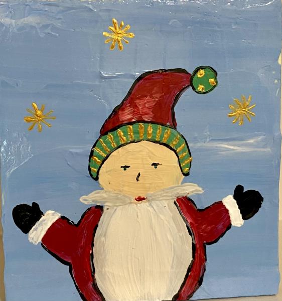 Santa paintings picture