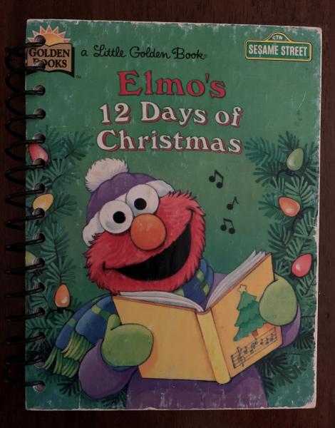Elmo's 12 Days of Christmas Full Book Journal