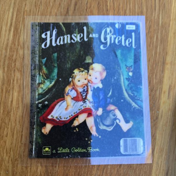 Hansel and Gretel hand-cut paper flower bouquet picture