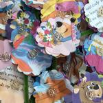 Cindy Bear hand-cut paper flower bouquet