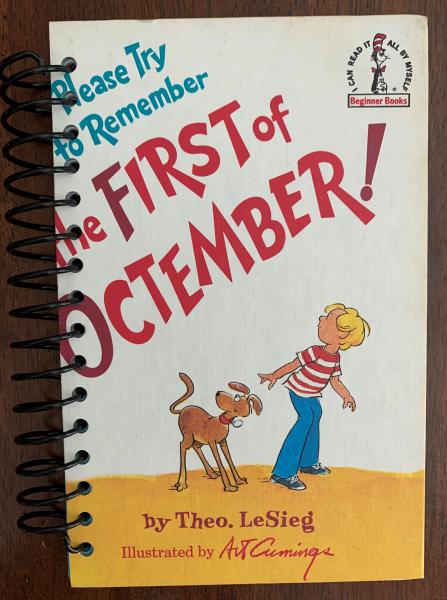 Please try to remember the First of Octember Full Book Journal picture