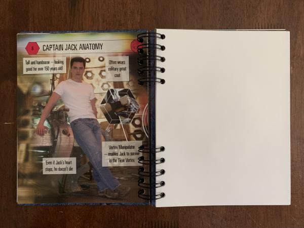 Doctor Who Files: 'Captain Jack' full Fact File Journal picture