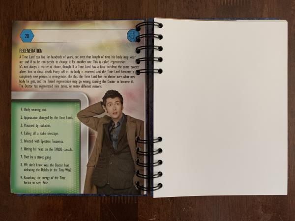 Doctor Who Files: 'The Doctor' full Fact File Journal picture