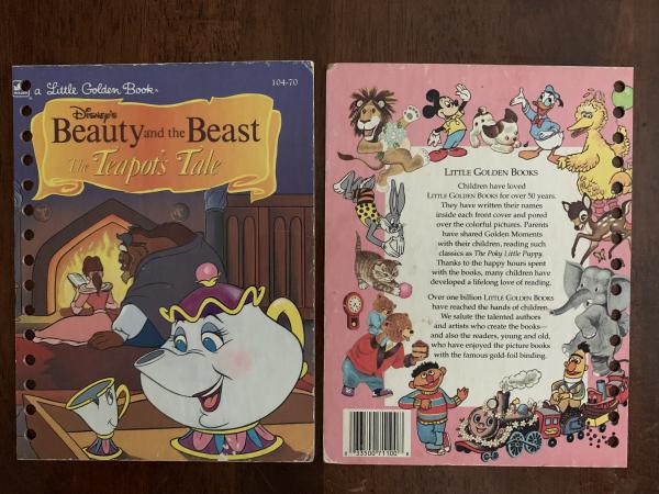 Beauty and the Beast 'Teapots Tale': Made to Order Journal