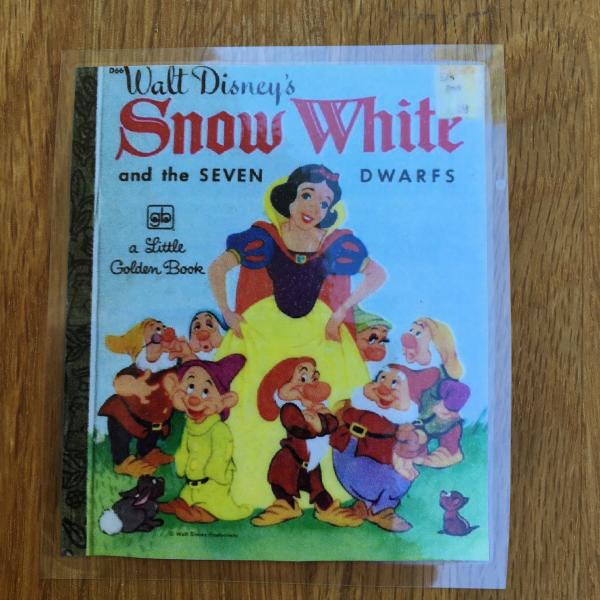 Snow White and the Seven Dwarfs hand-cut paper flower bouquet
