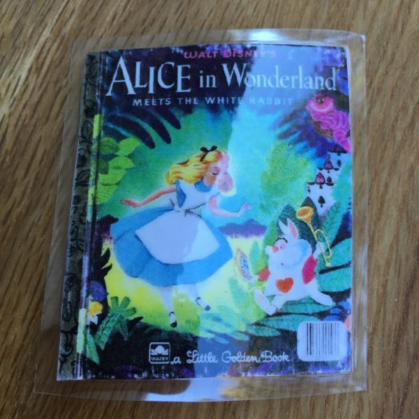 Alice in Wonderland hand-cut paper flower bouquet picture