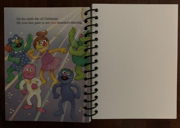 Elmo's 12 Days of Christmas Full Book Journal picture
