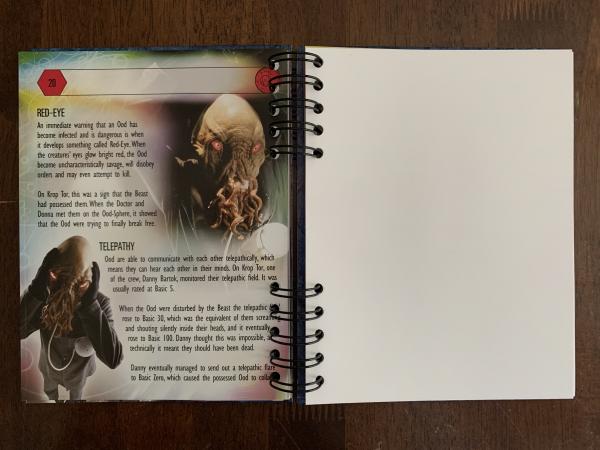 Doctor Who Files: 'The Ood' full Fact File Journal picture