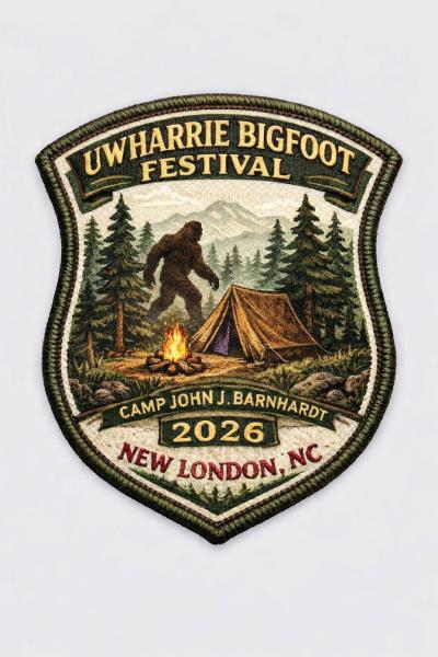 **PREORDER**2026 Uwharrie Bigfoot Festival Limited Edition Badge