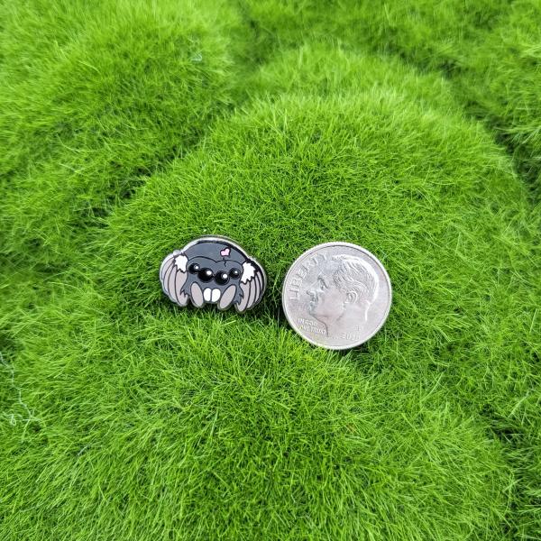 Gray Spider Mini Pin picture