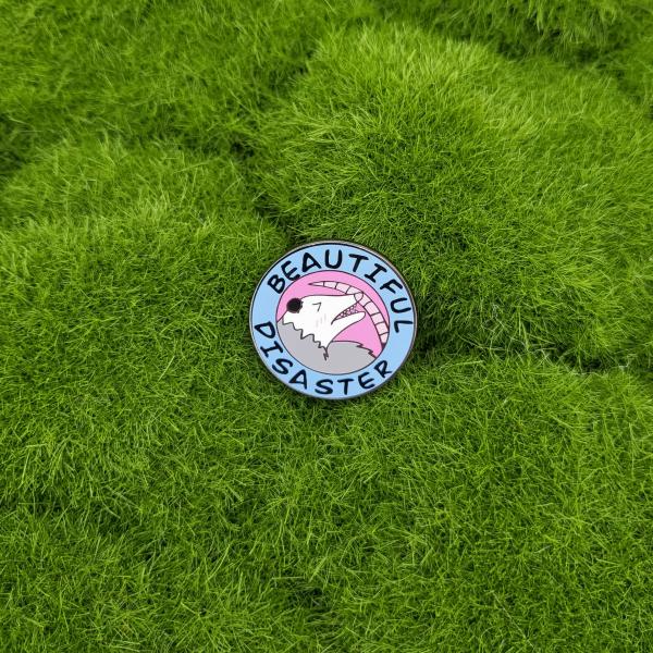 Beautiful Disaster Opossum Pin