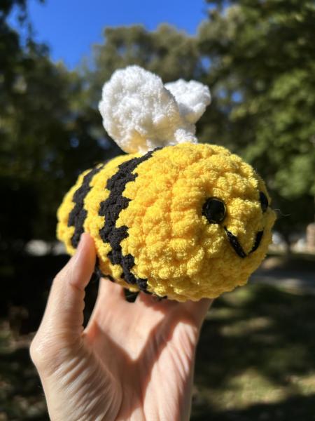 Crochet Amigurumi Yellow and Black Bee picture