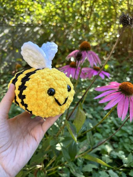 Crochet Amigurumi Yellow and Black Bee picture