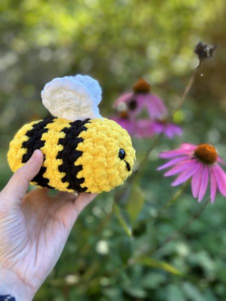 Crochet Amigurumi Yellow and Black Bee picture