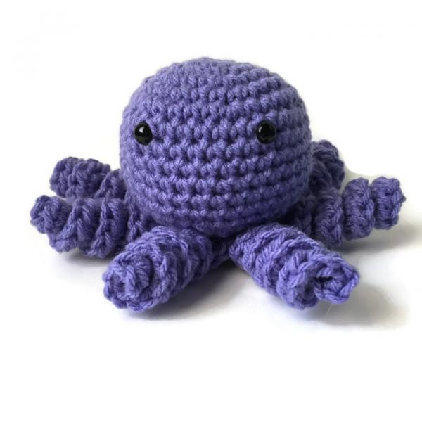 Crochet Amigurumi Octopus Plush Pick Your Color picture