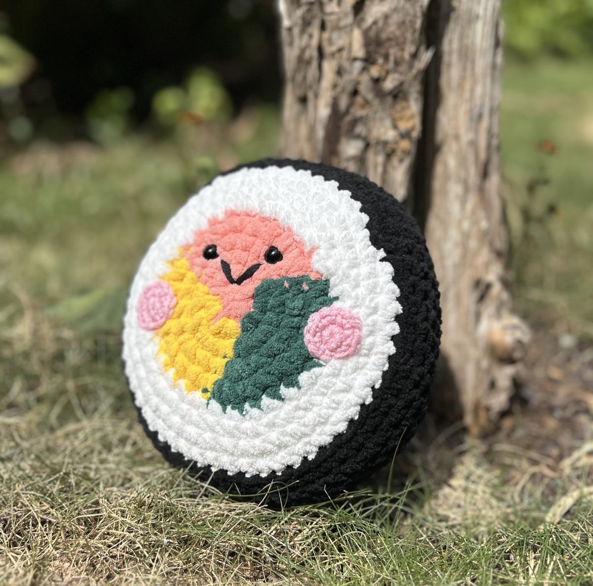 Crochet Amigurumi Giant Sushi Roll picture