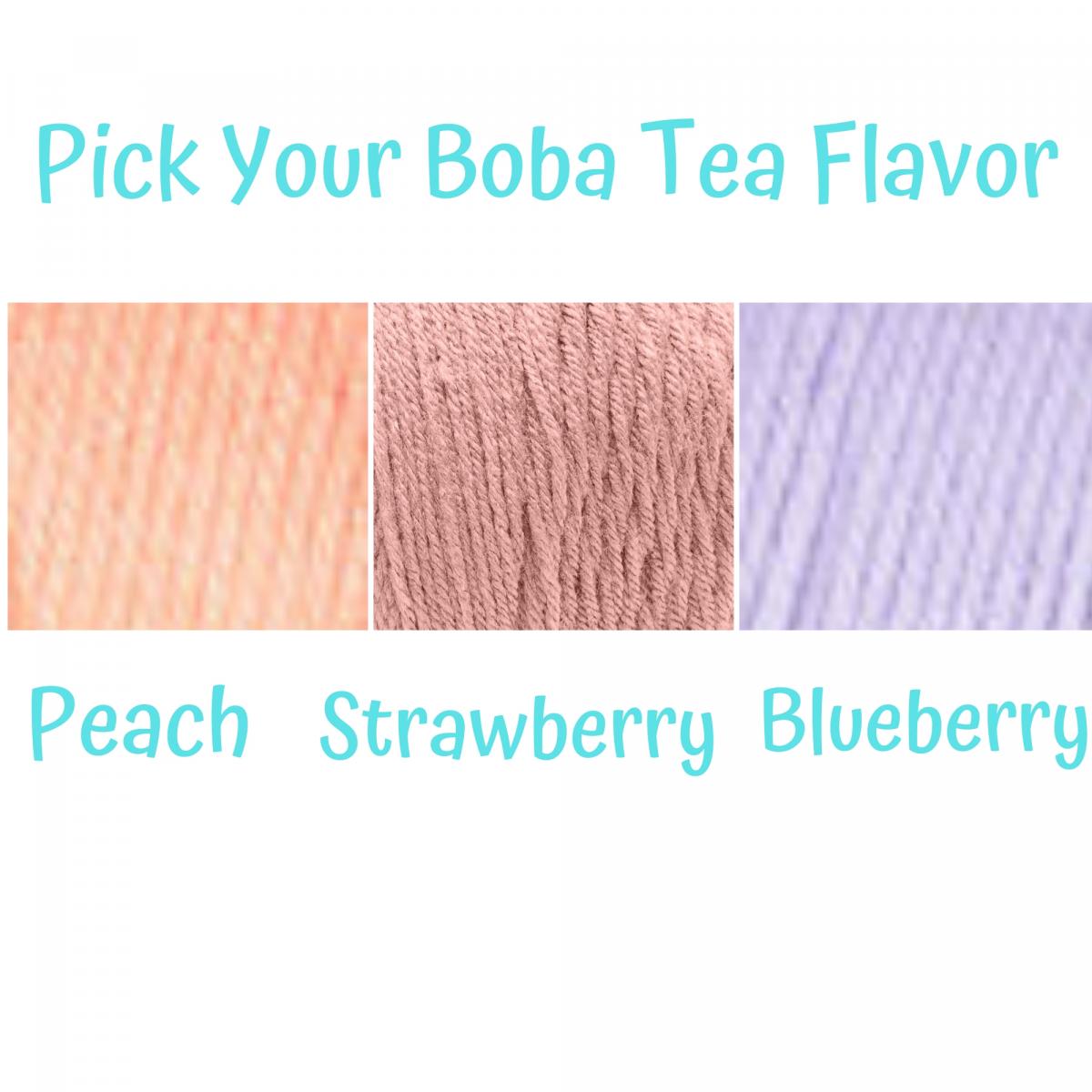 Crochet Amigurumi Boba Tea Plush picture