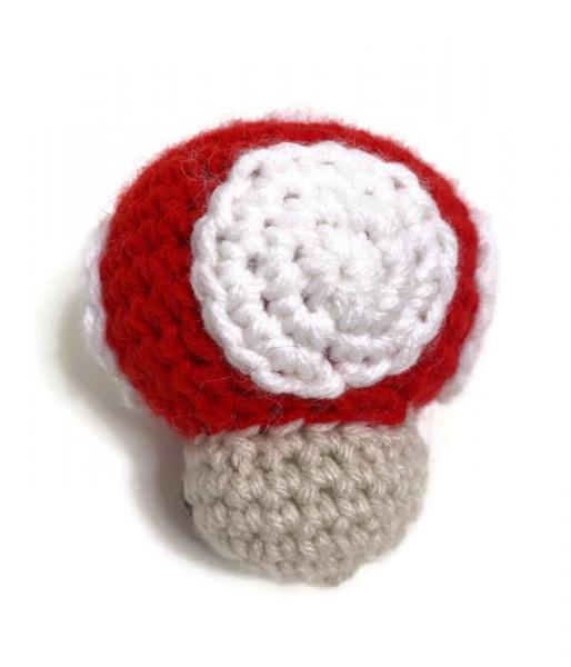 Crochet Amigurumi Red Mushroom Plush picture