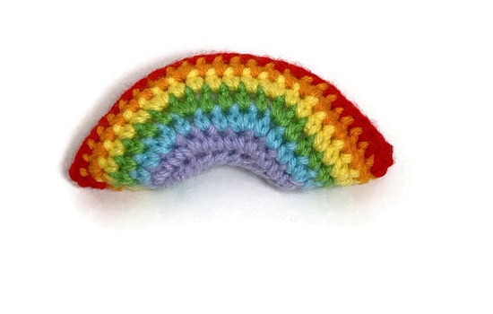 Crochet Amigurumi Happy Rainbow Plush picture