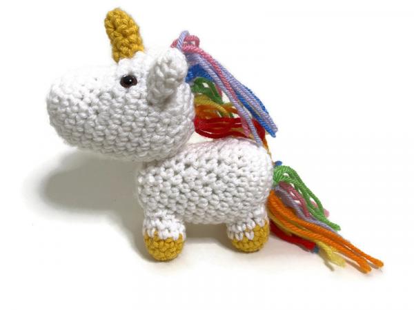 Crochet Amigurumi Unicorn Plush picture