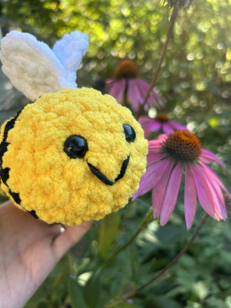 Crochet Amigurumi Yellow and Black Bee picture