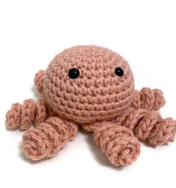 Crochet Amigurumi Octopus Plush Pick Your Color picture