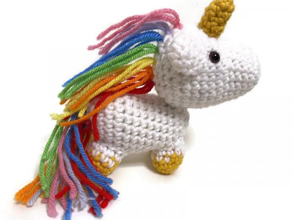 Crochet Amigurumi Unicorn Plush picture