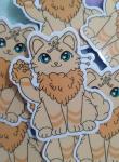 Sunacat Sun Kitty Leo Vinyl Sticker