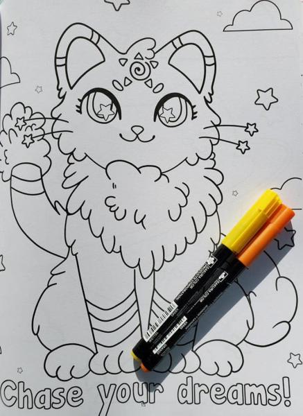 Catstellations Coloring Book picture