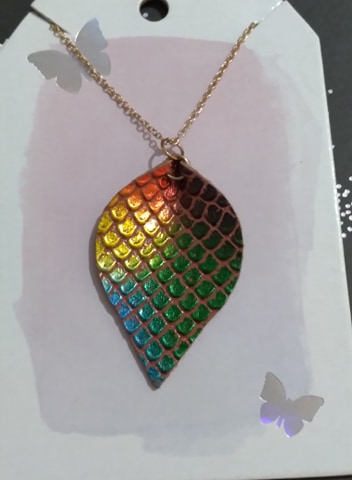 Colorful Dragon Scale Necklace picture