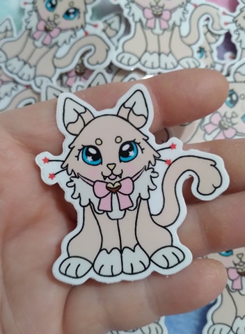 Meowshmallow Cocoa Vinyl Sticker picture