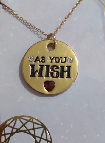 Princess Bride As You Wish Necklace