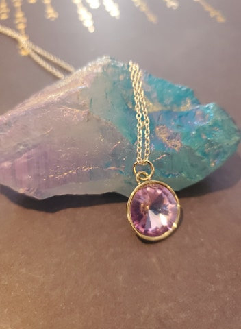 Shimmering Crystal necklace picture