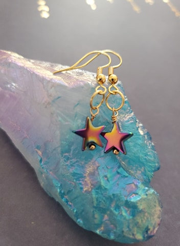 Rainbow Star Earrings picture