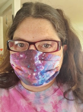 Pleated Galaxy Face Mask picture