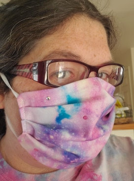 Pastel Galaxy Face Mask picture