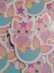 Kaia Mewmaid Mermaid Kitty Vinyl Sticker