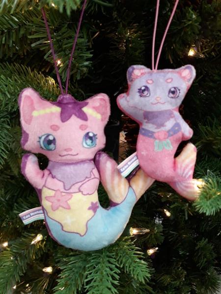 Mewmaid Mermaid kitty plush keychains