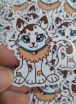 Hot Calicocoa Cocoa Cat Vinyl Sticker