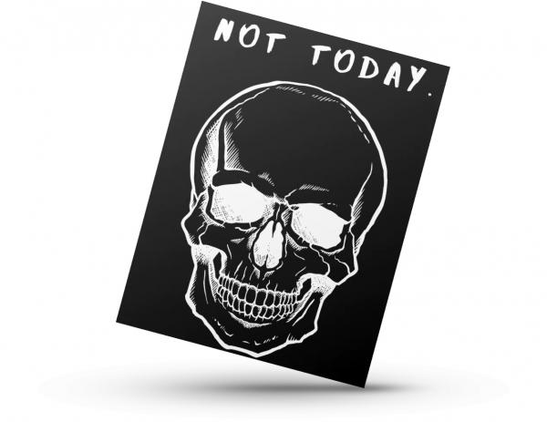 Not Today - Death. GoT Greeting Card picture