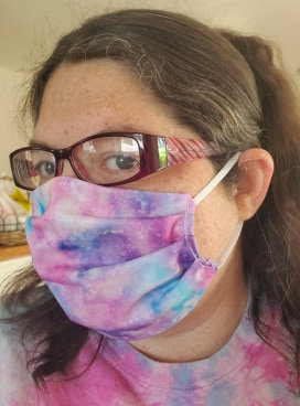 Pastel Galaxy Face Mask picture