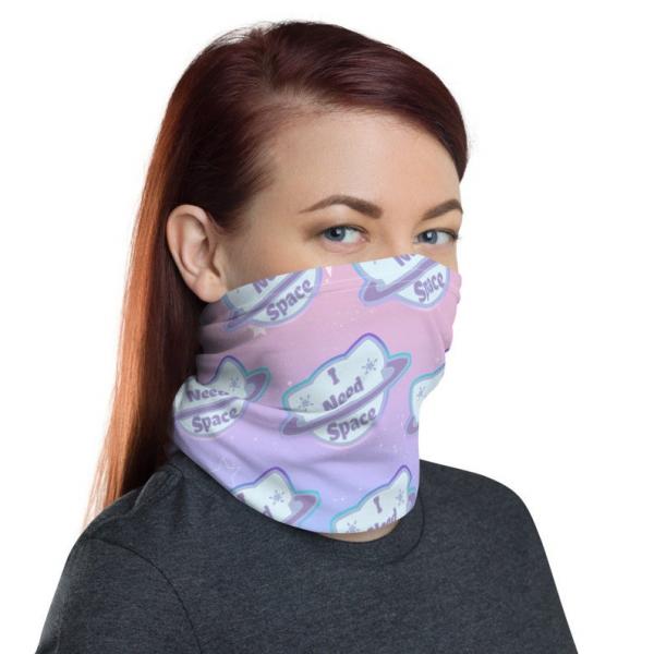I Need Space Neck Gaiter Mask picture