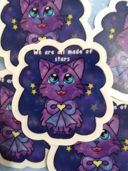 We are All made Of Stars Vinyl Sticker picture
