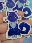 Nyabula Space Cat Regal Sticker