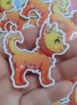 Comet the Pup Vinyl Sticker