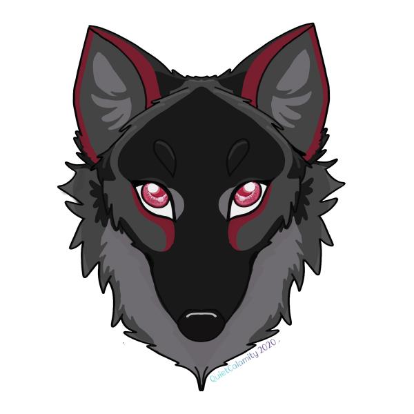 Adorable Wolf Sticker